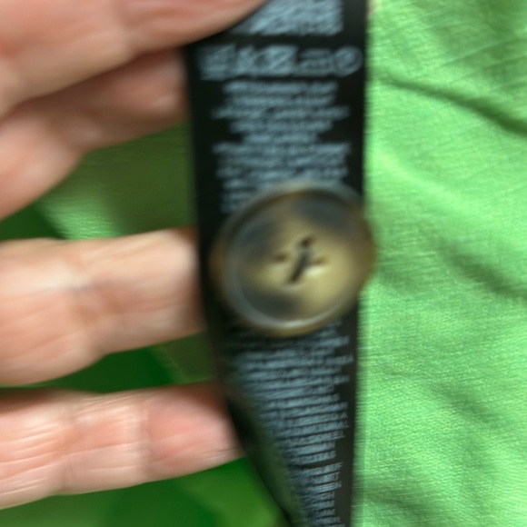 ASOS Designs Linen Blend Blazer in Lime Green - Size 6 - Picture 5 of 8